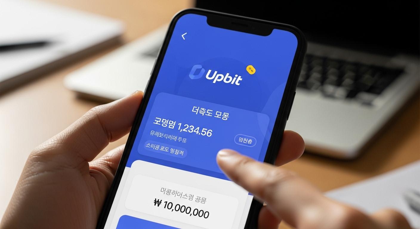 업비트 예치금 이자 받기