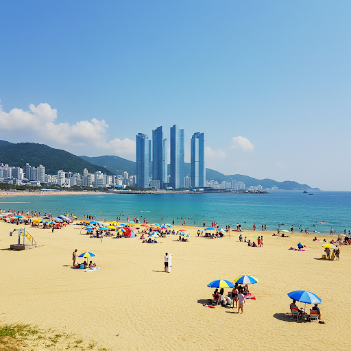 해운대해수욕장사진