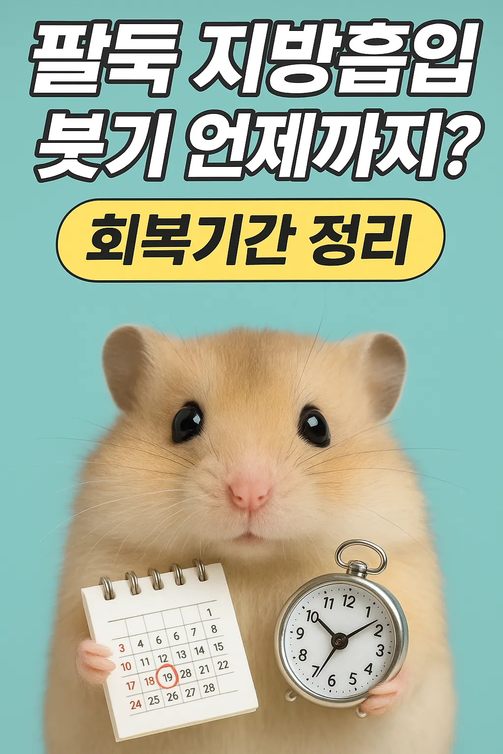 팔뚝 지방흡입 붓기 언제까지? 회복기간 정리