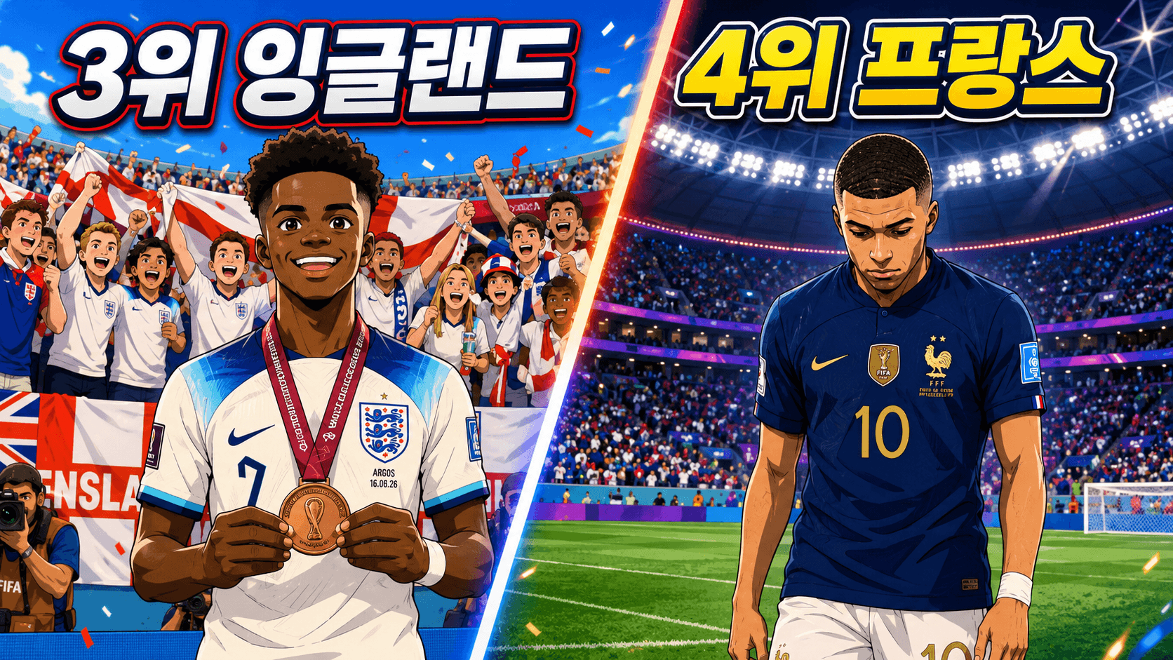 3-4위전 잉글랜드 vs 프랑스