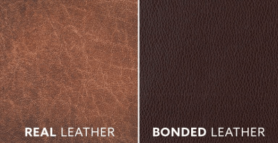천연가죽과 본디드 가죽 차이 비교 사진