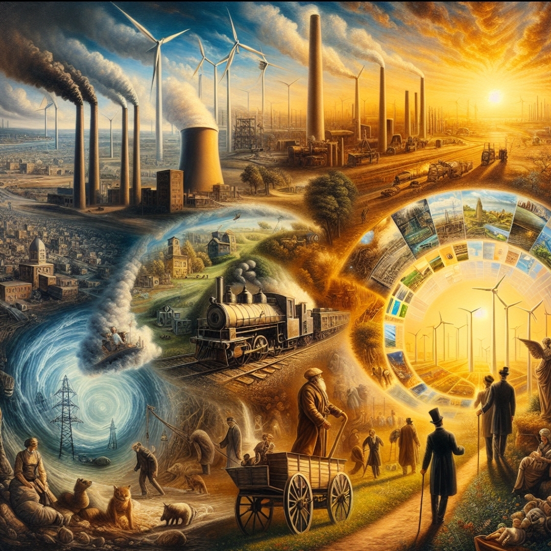 에너지가 이끈 경제의 시대별 발전: 석탄에서 재생 에너지까지