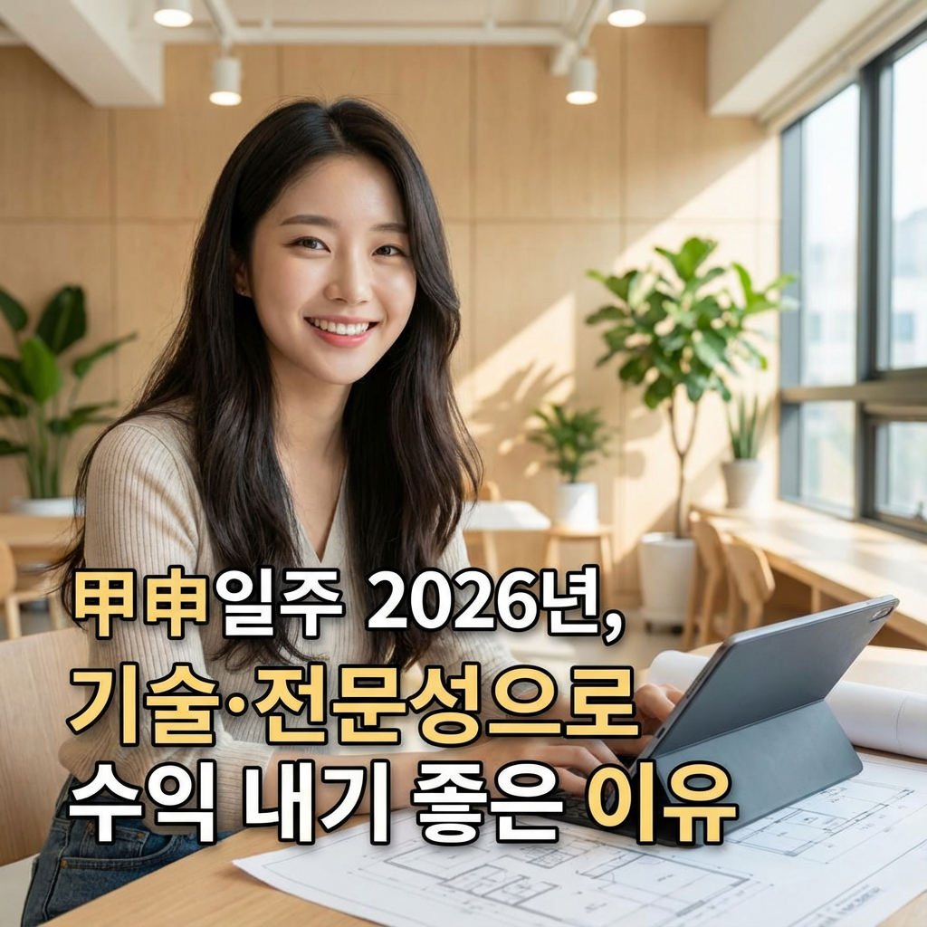 甲申일주 2026년 ｜ 기술&middot;전문성으로 수익 내기 좋은 이유