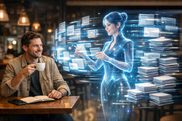 누구나 개인 AI 비서를 고용하여 단순 업무에서 해방되는 2026년의 라이프스타일