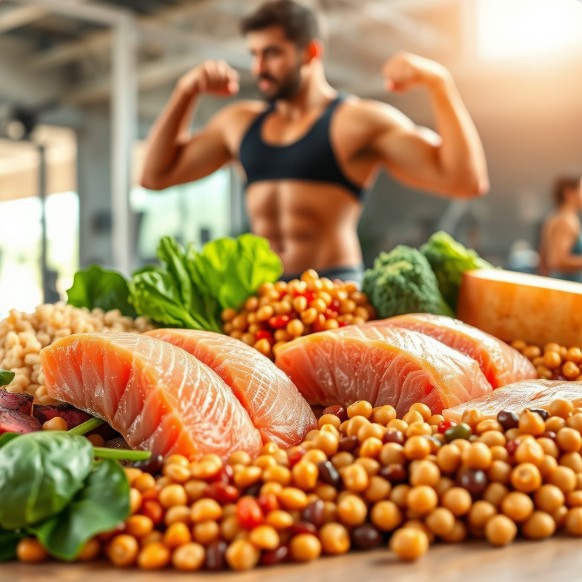 양질의 단백질: 근육 유지 & 활력