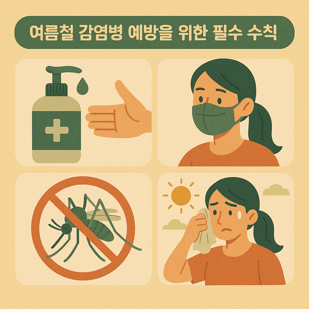여름철 감염병 예방을 위한 필수 수칙