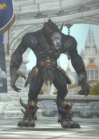 늑대인간-남성-늑대형태-외형