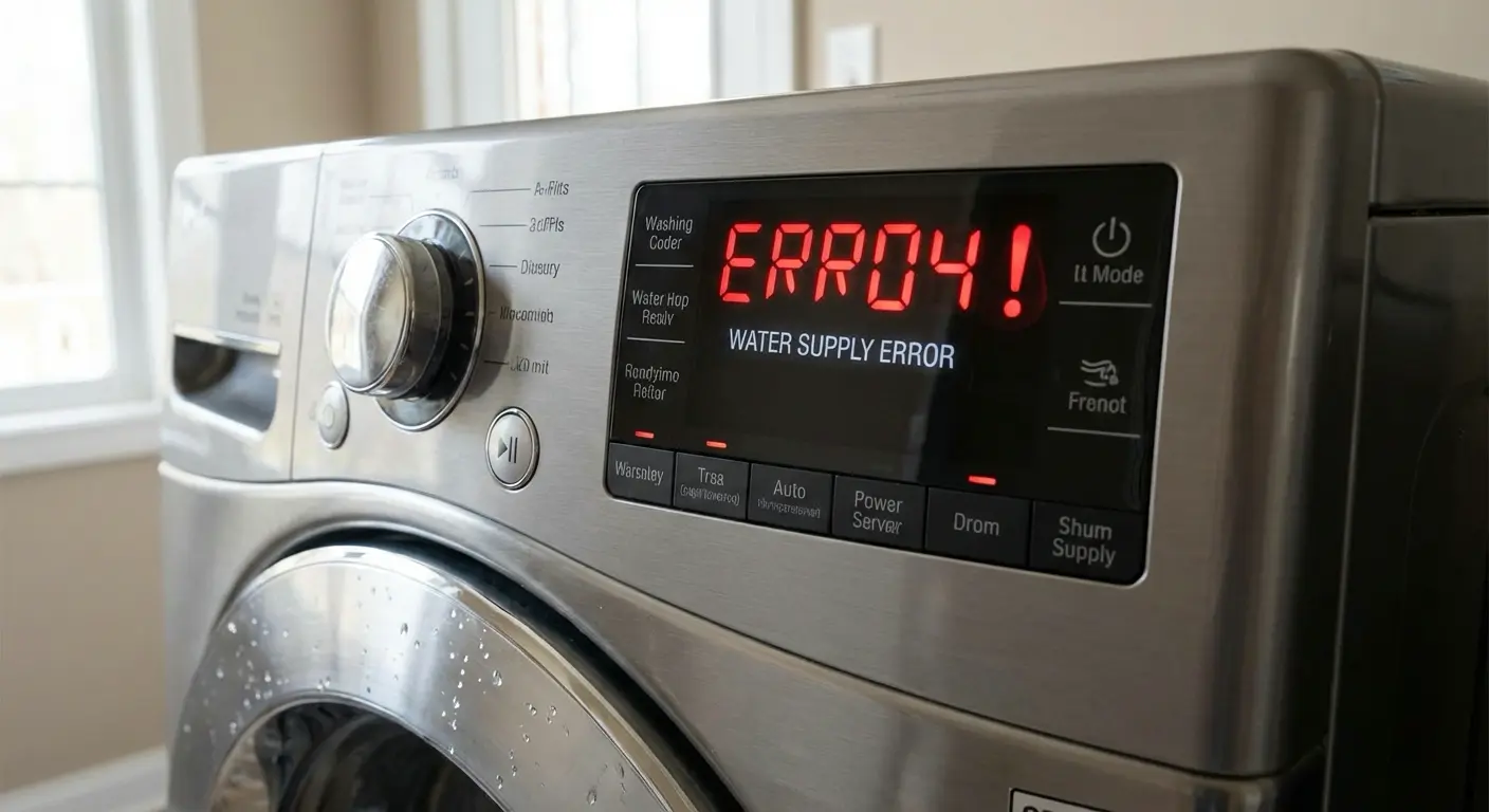 세탁기 오류 코드 화면