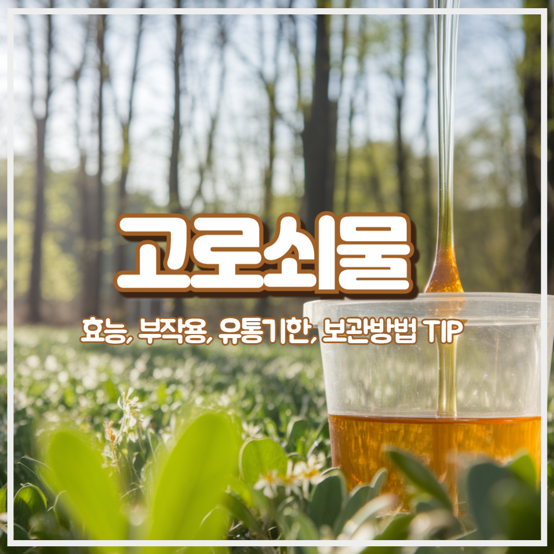 고로쇠물 효능, 부작용, 유통기한, 먹는법