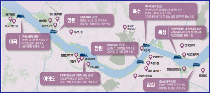 한강 리버버스 선착장