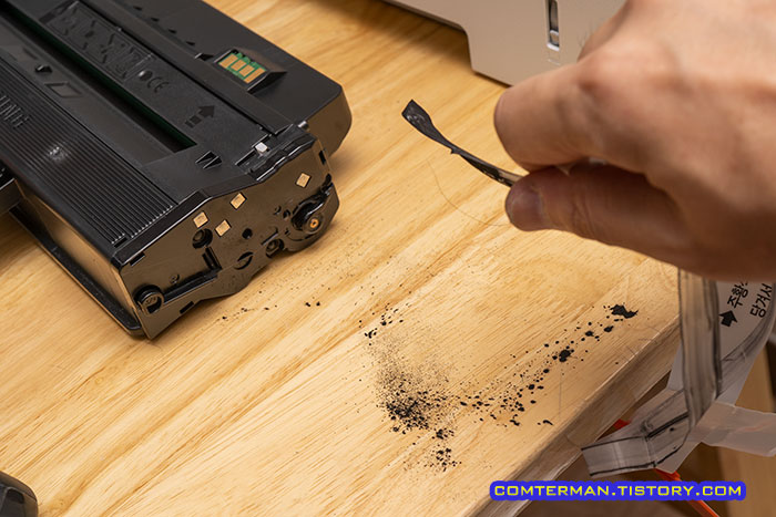 삼성 SL-M2893FW 토너 가루