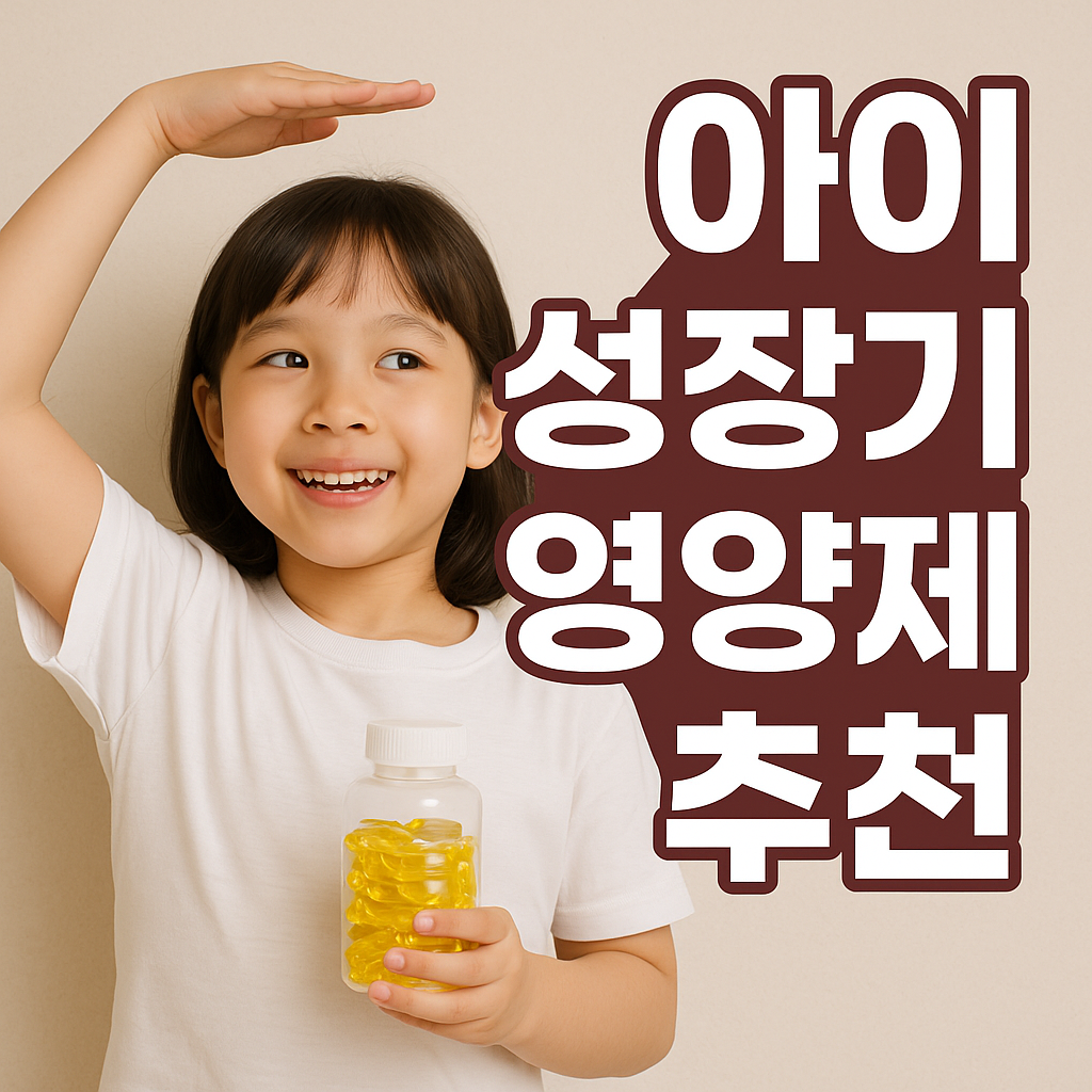아이성장기 영양제 추천