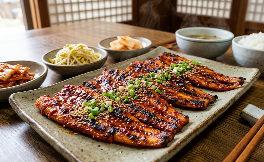 더덕구이 실패 없이 만드는 법 (유장 양념, 고추장 양념, 굽는 온도)