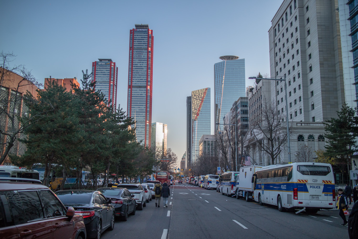 여의도 탄핵 찬성 시위