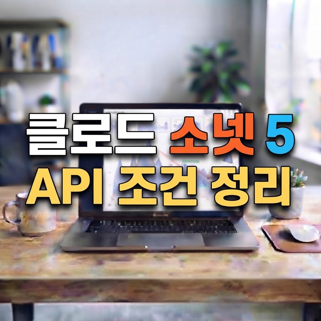 클로드 소넷 5 가격 인상 취소와 API 요금 무료 이용 조건을 상징적으로 보여주는 썸네일 이미지