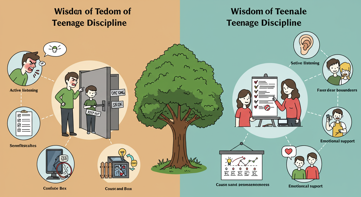 반항하는 사춘기 아이 그림