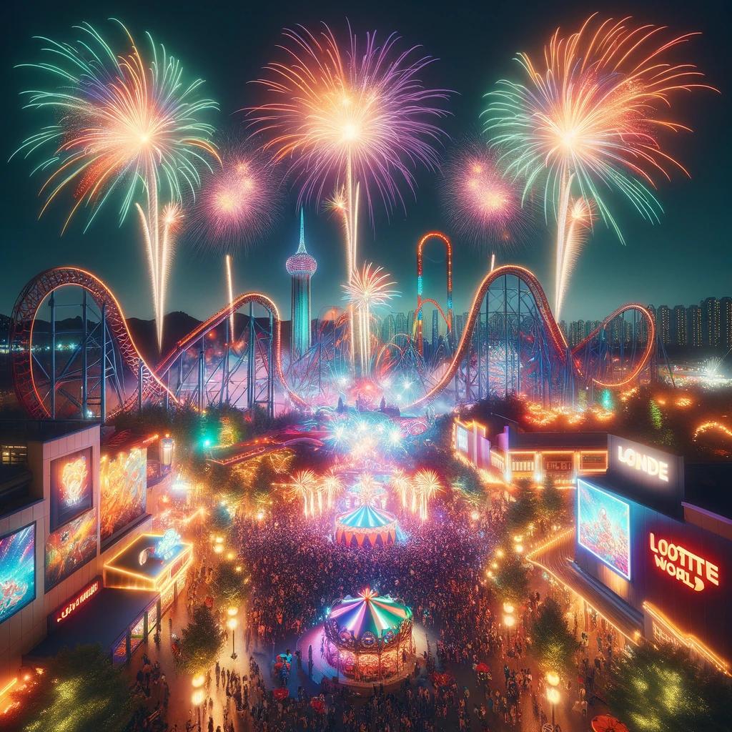 롯데월드 불청객