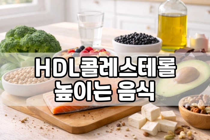 HDL 콜레스테롤 높이는 음식