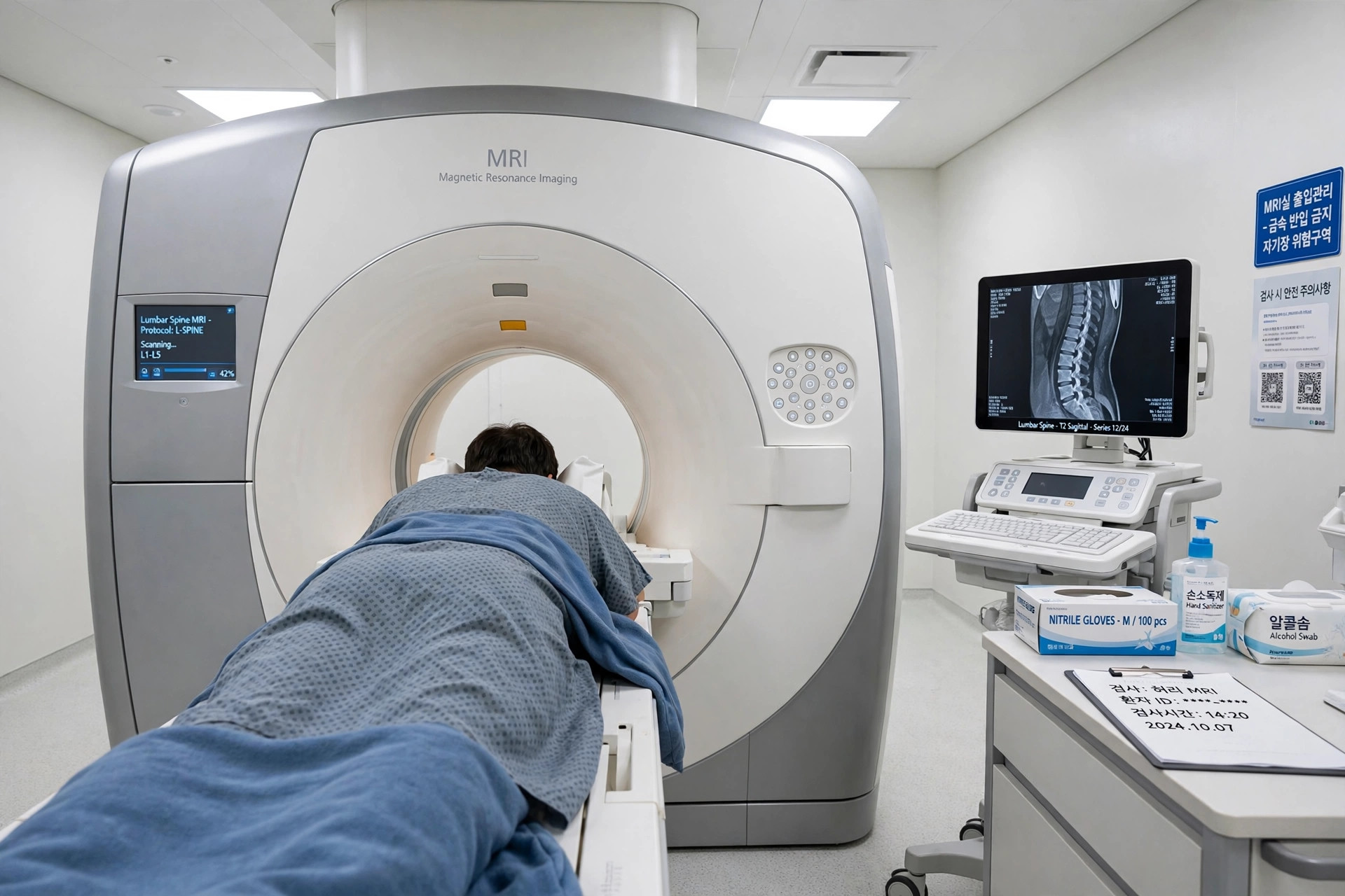 허리 MRI 검사