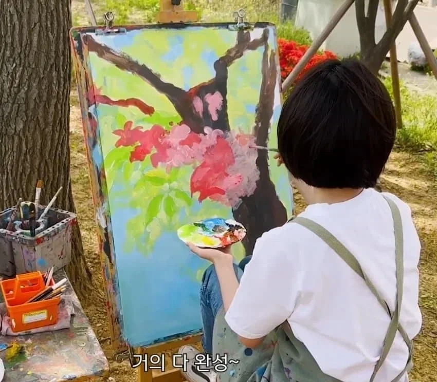 배우 하영 그림