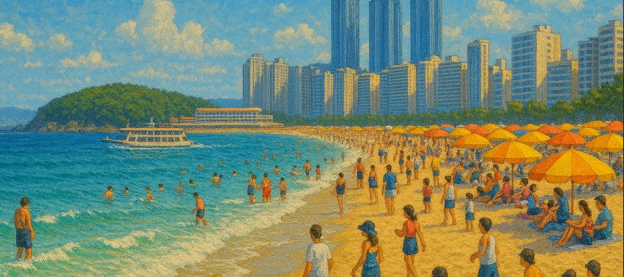 부산 – 해운대 해수욕장