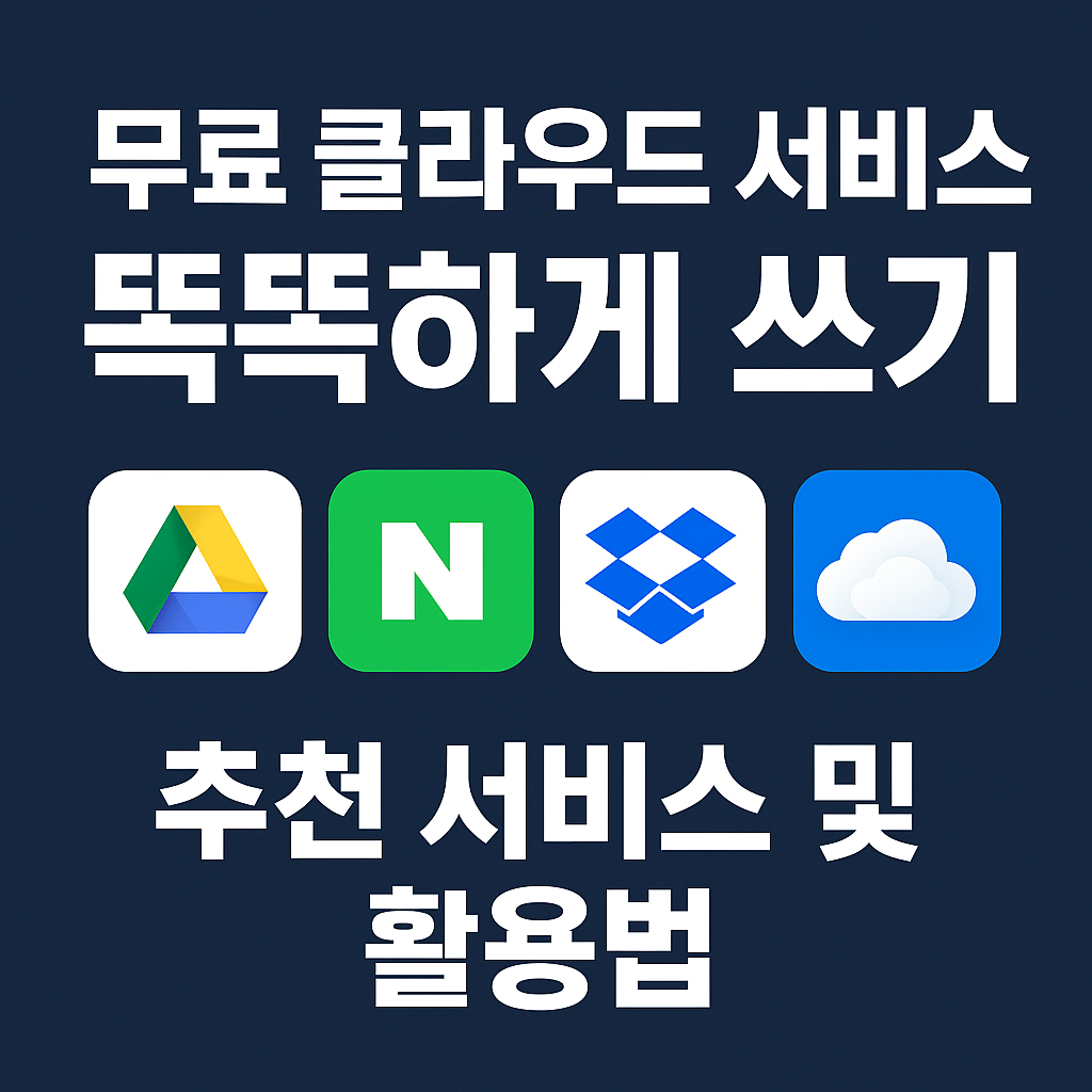 무료 클라우드 서비스 똑똑하게 쓰기