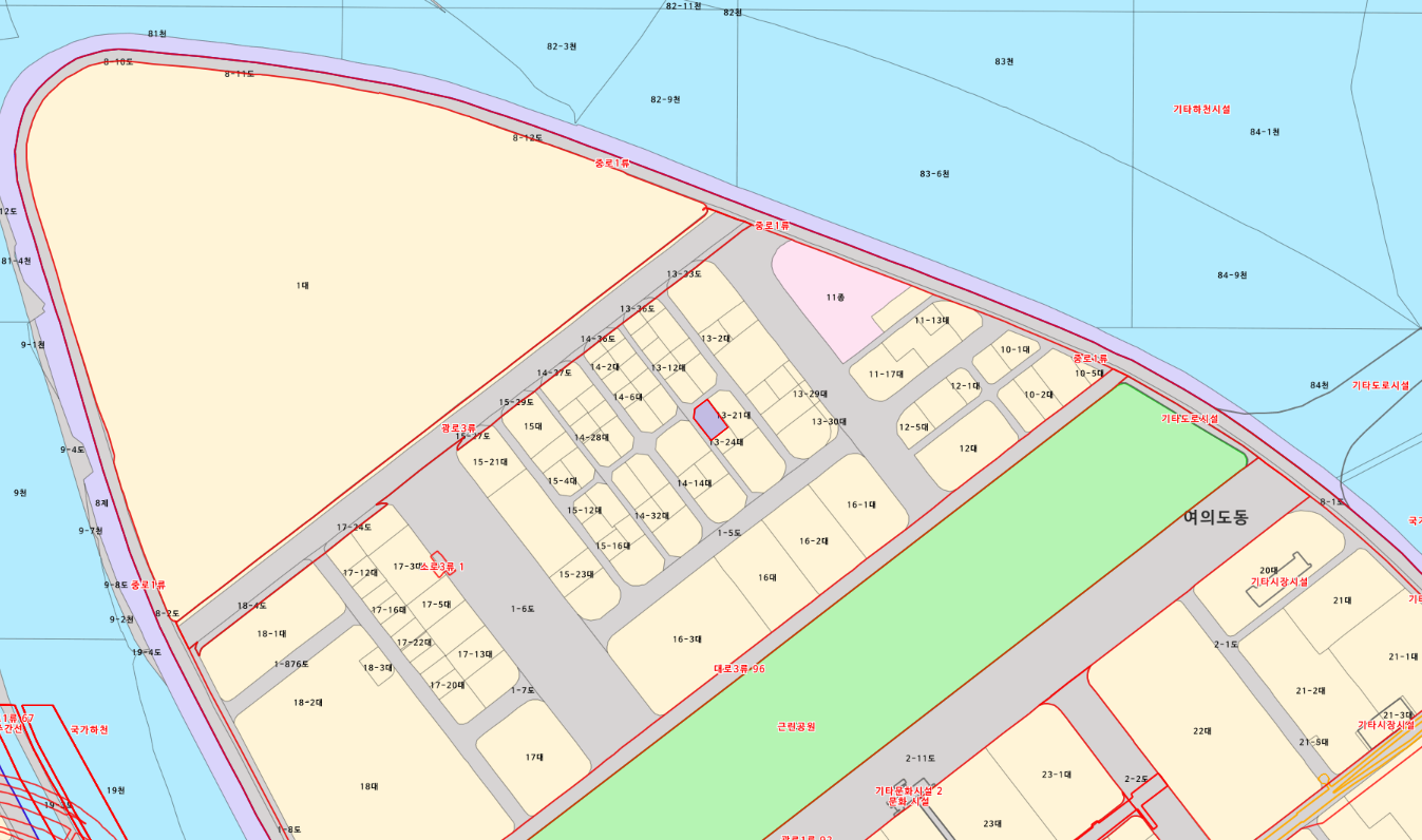 토지 이음 도시계획사항 확인2