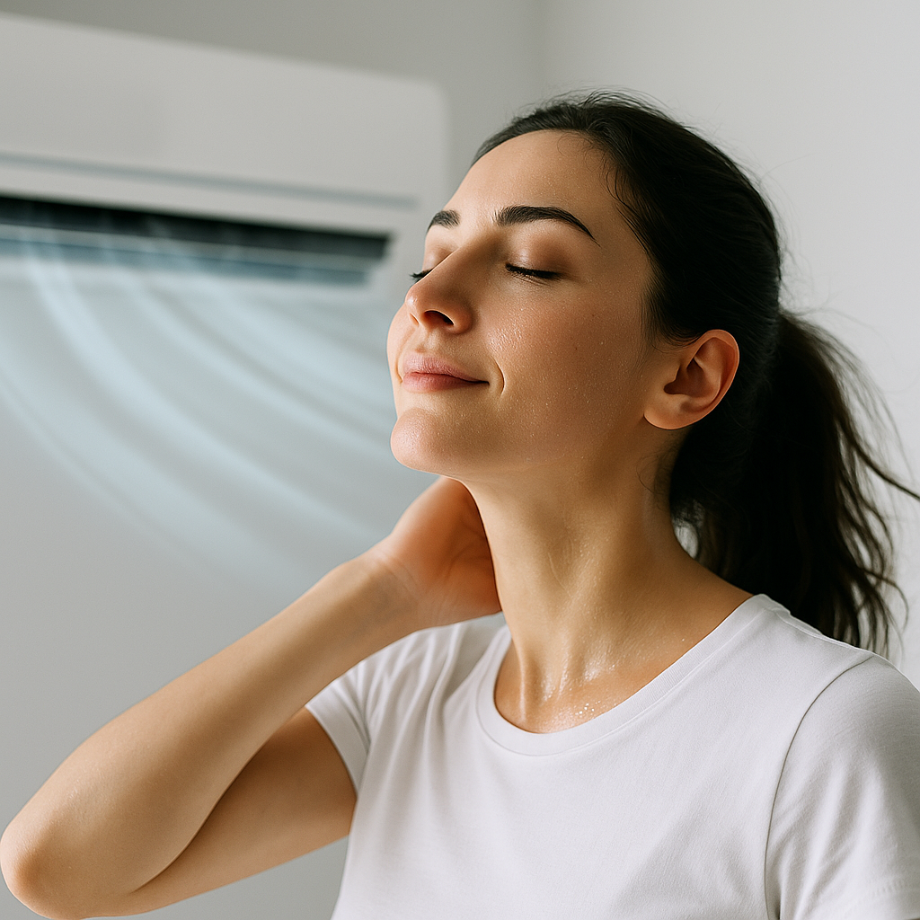에어컨 바람에 예민해진 피부 보호하는 방법