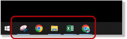 작업 표시줄에 엑셀 프로그램 등록하기
