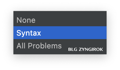 인텔리제이의-하이라이트-옵션이다