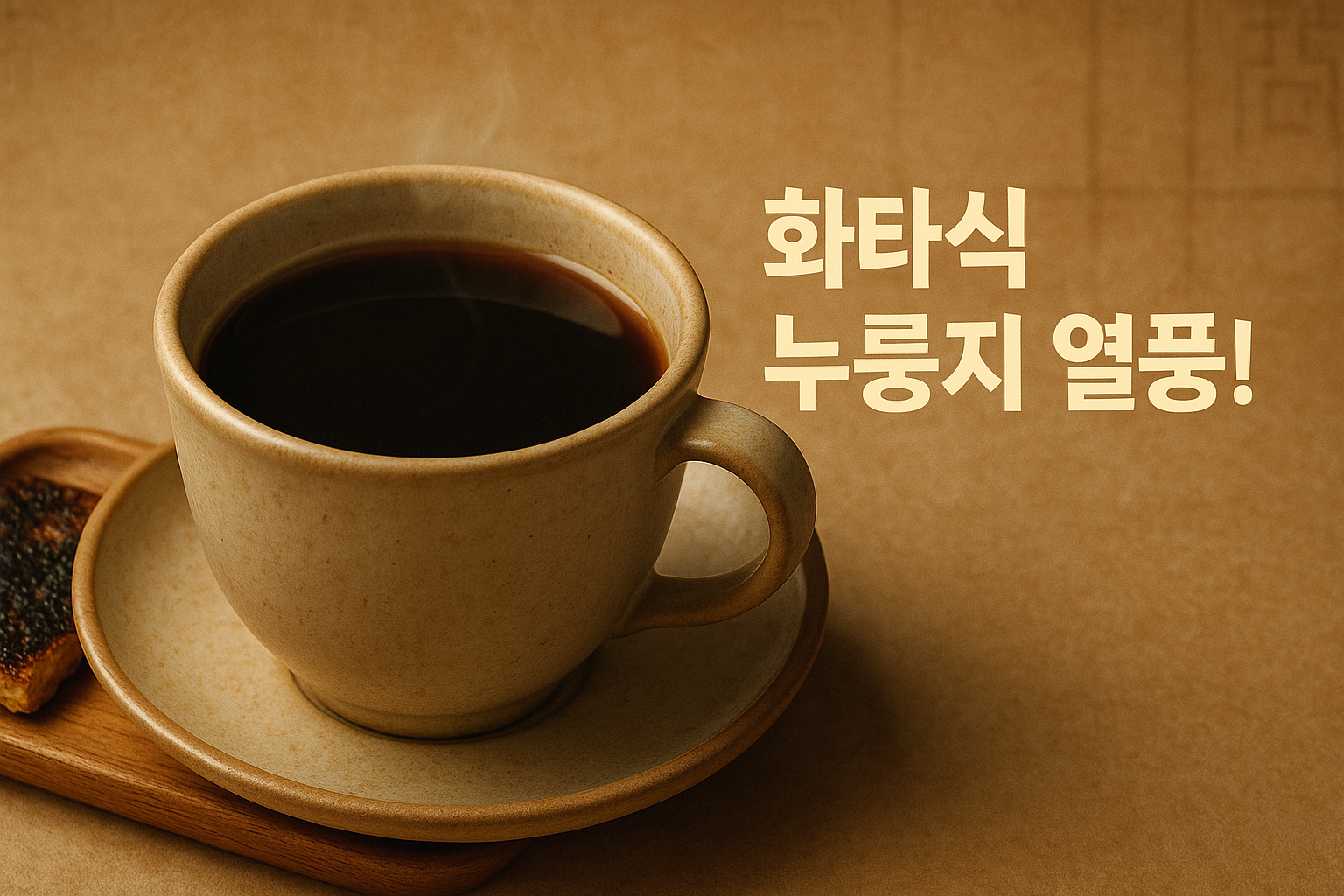 &quot;화타식 누룽지 열풍!&quot;에 대한 이미지입니다.