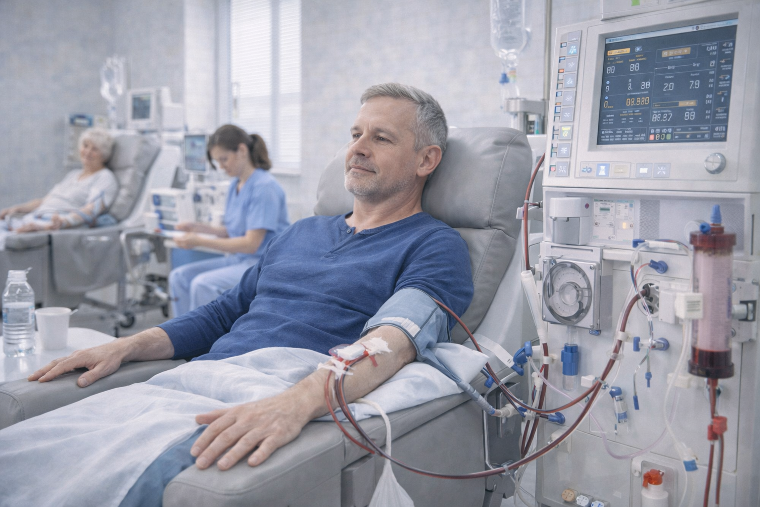 혈전성 혈소판감소성 자반증 치료를 위한 혈액투석