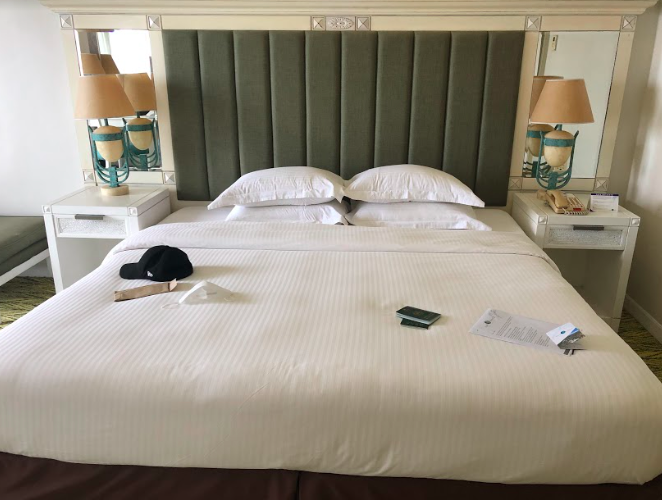 세부 제이파크 디럭스룸 침대