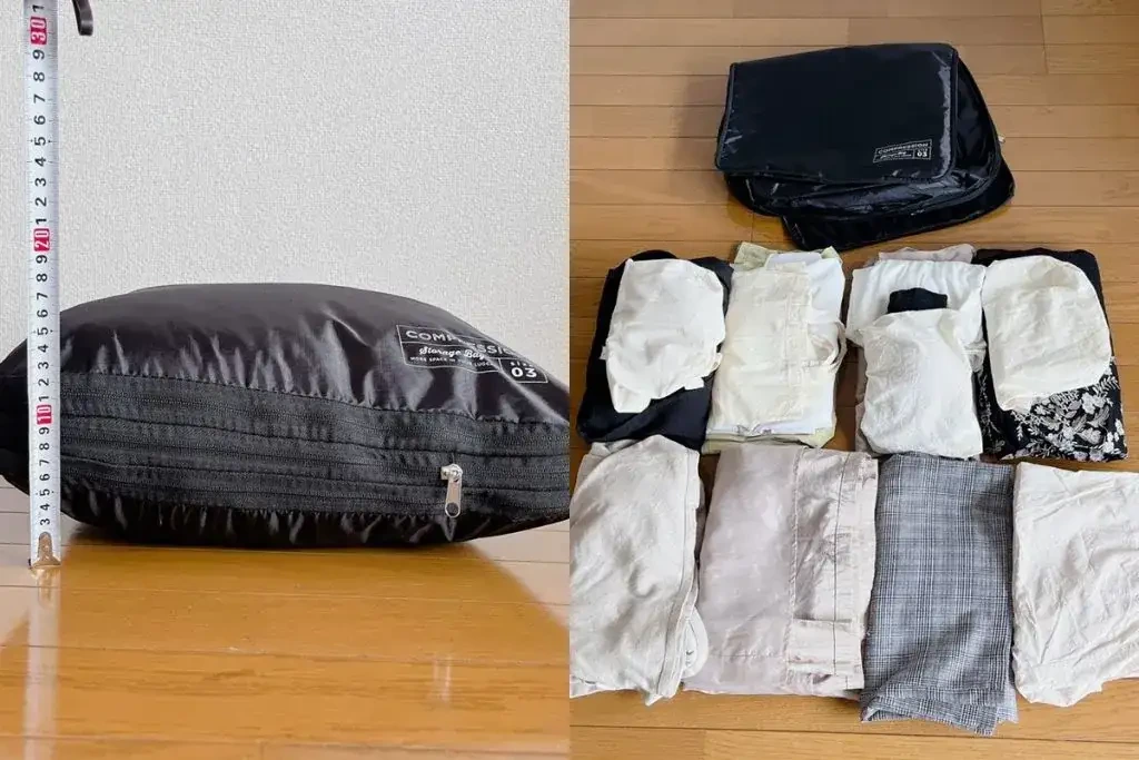여행용 압축 가방 활용하기