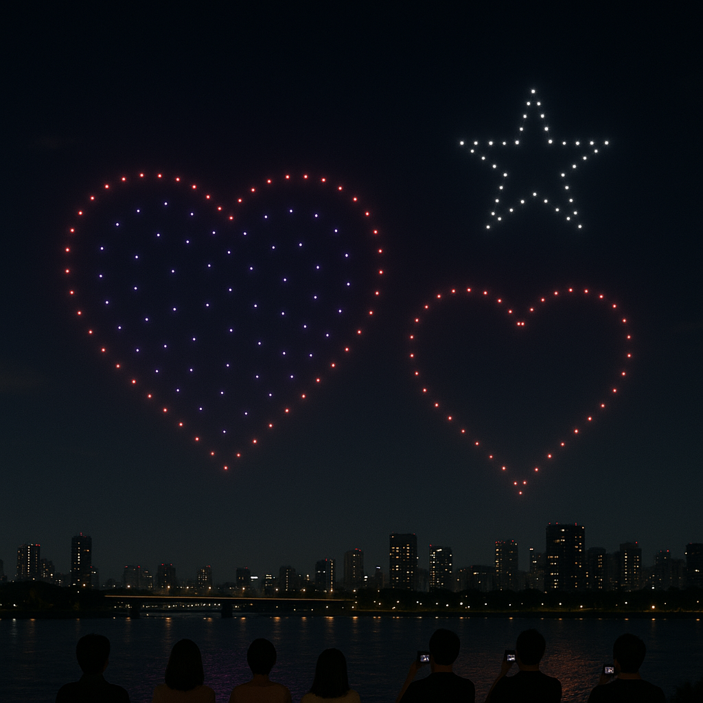 2025 한강 불빛 공연|케이팝 데몬헌터스 SPECIAL 드론라이트쇼
