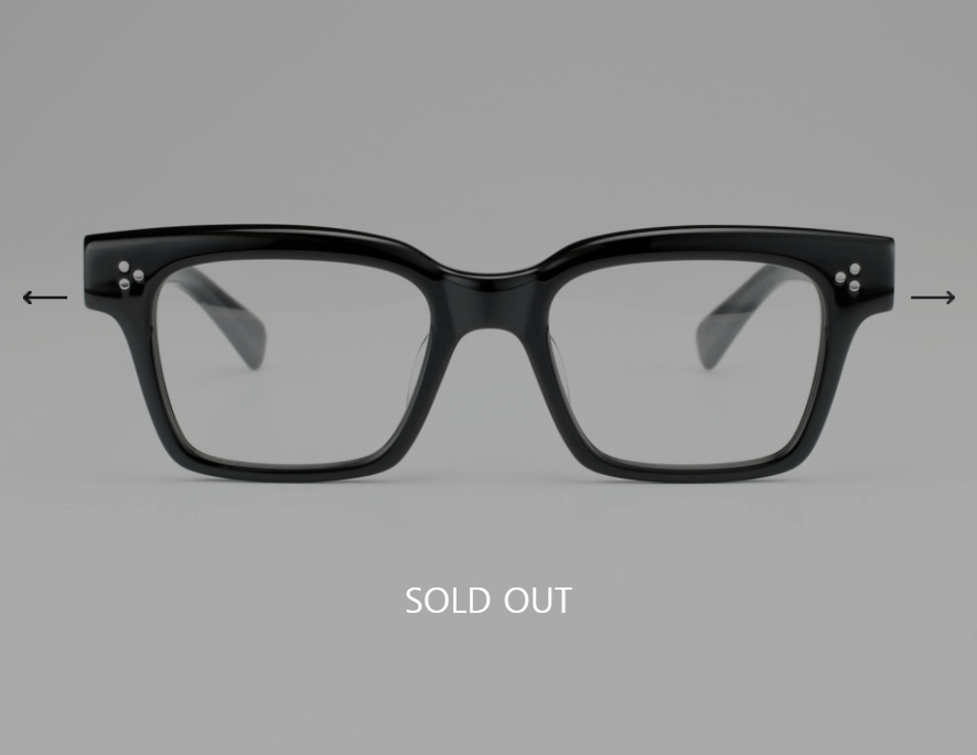 스펙스 몬타나 뿔테안경 품절