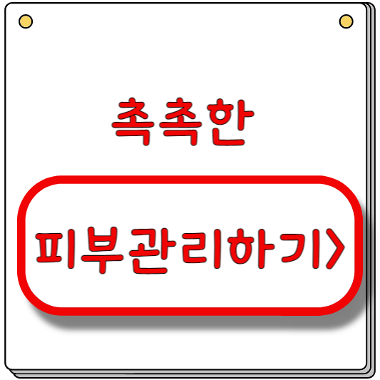 촉촉한피부관리법