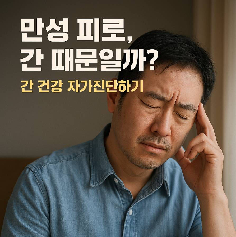 만성피로, 간 건강 자가진단