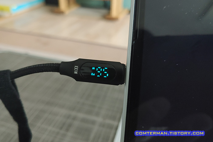 toocki 67와트 충전기 서피스 프로9 충전 속도