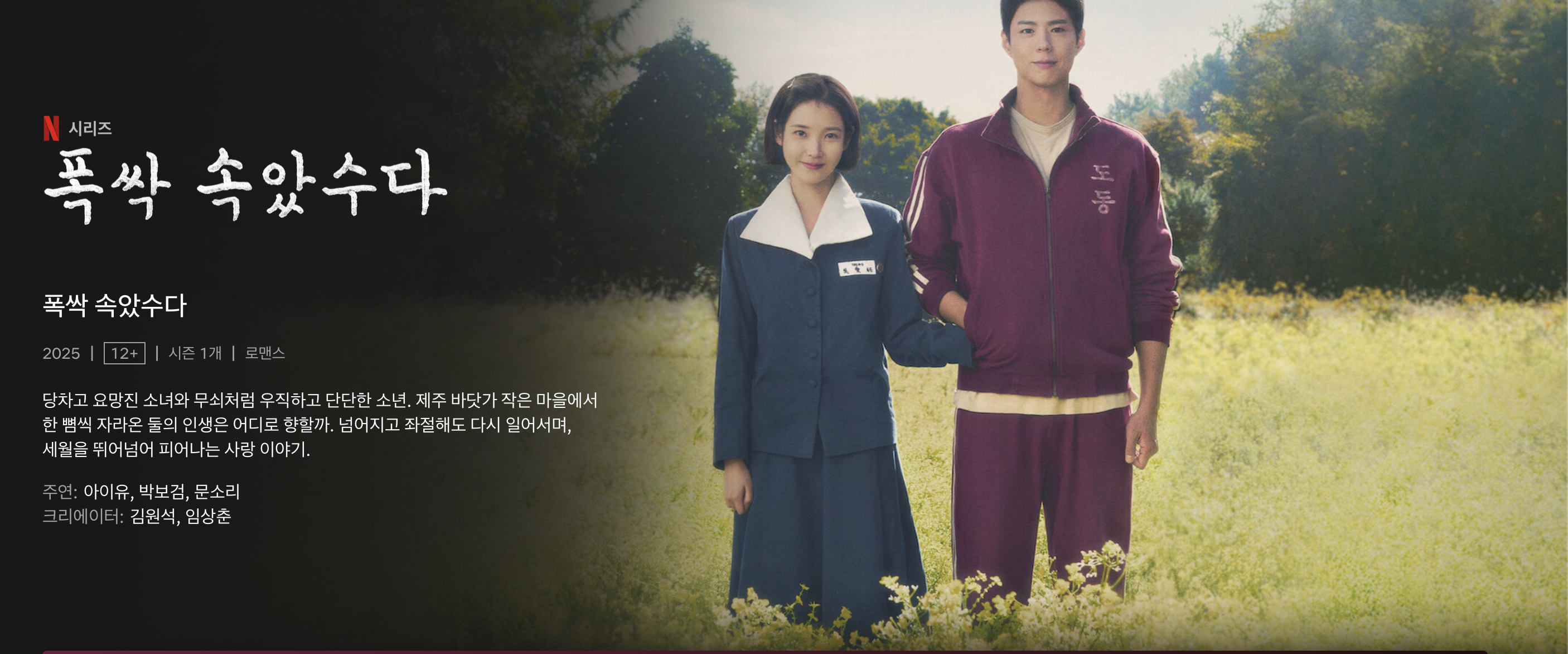 폭싹 속았수다 몇부작