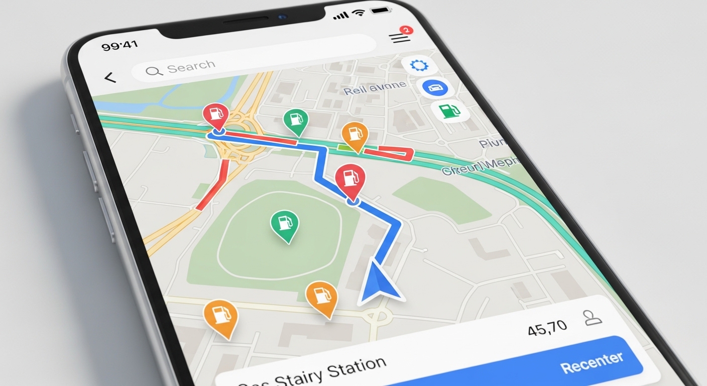 자동차 주유 장면과 주유비 절약 방법