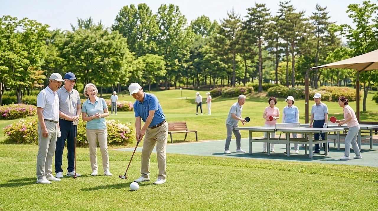 시니어 운동(파크 골프, 탁구, 배드민턴) 관절없이 즐기는 법