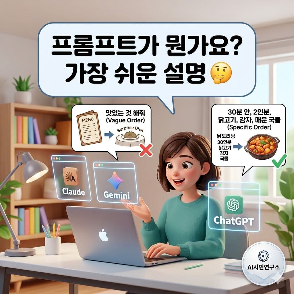 프롬프트가 뭔가요? 가장 쉬운 설명