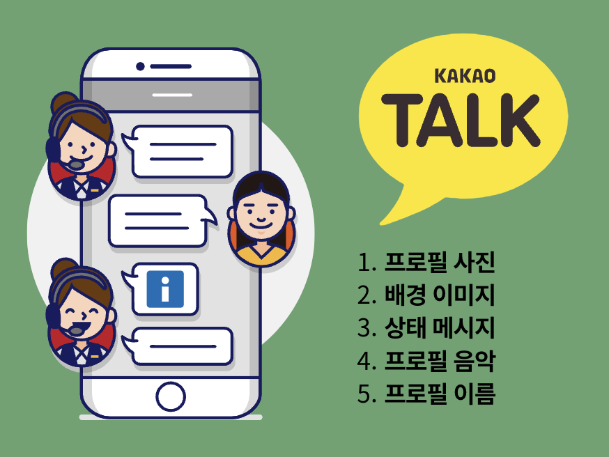 카카오톡 멀티프로필 vs 일반 프로필