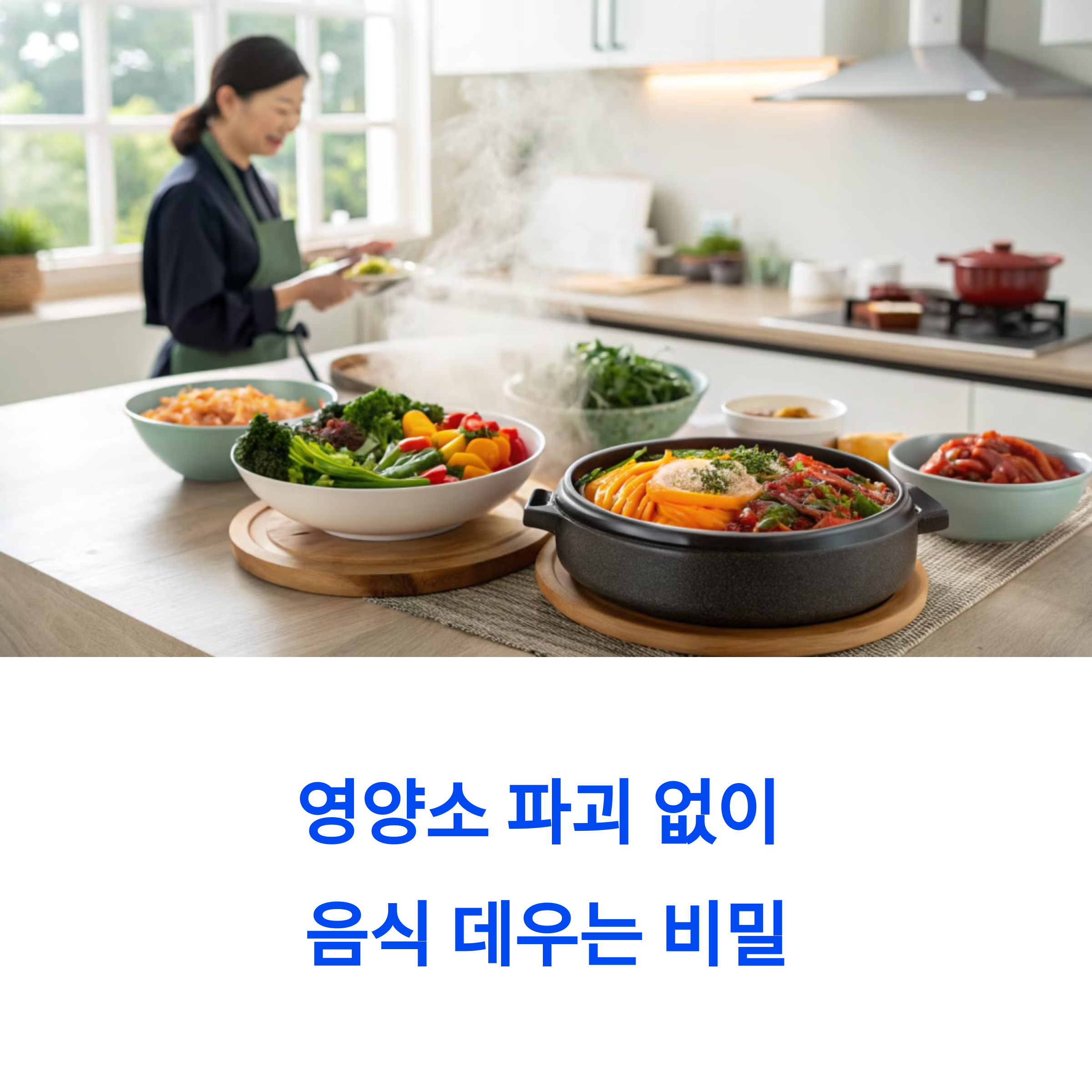 영양소 파괴 없이 음식을 데우는 방법은?