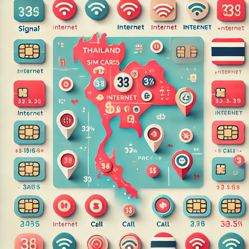 태국 유심 관련 이미지