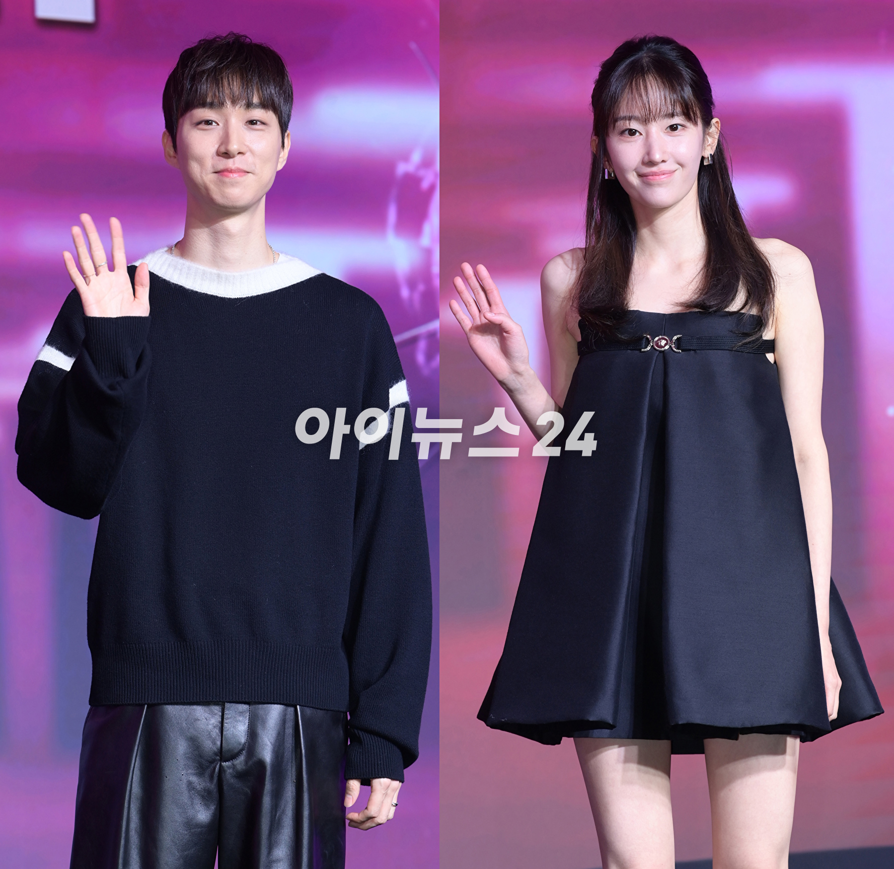 배우 전종서(오른쪽)와 영화감독 이충현이 25일 오후 서울 마포동 호텔 나루 서울 엠갤러리에서 열린 넷플릭스 영화 &#39;발레리나&#39;(감독 이충현) 제작보고회에 참석하고 있다. [사진=정소희 기자]