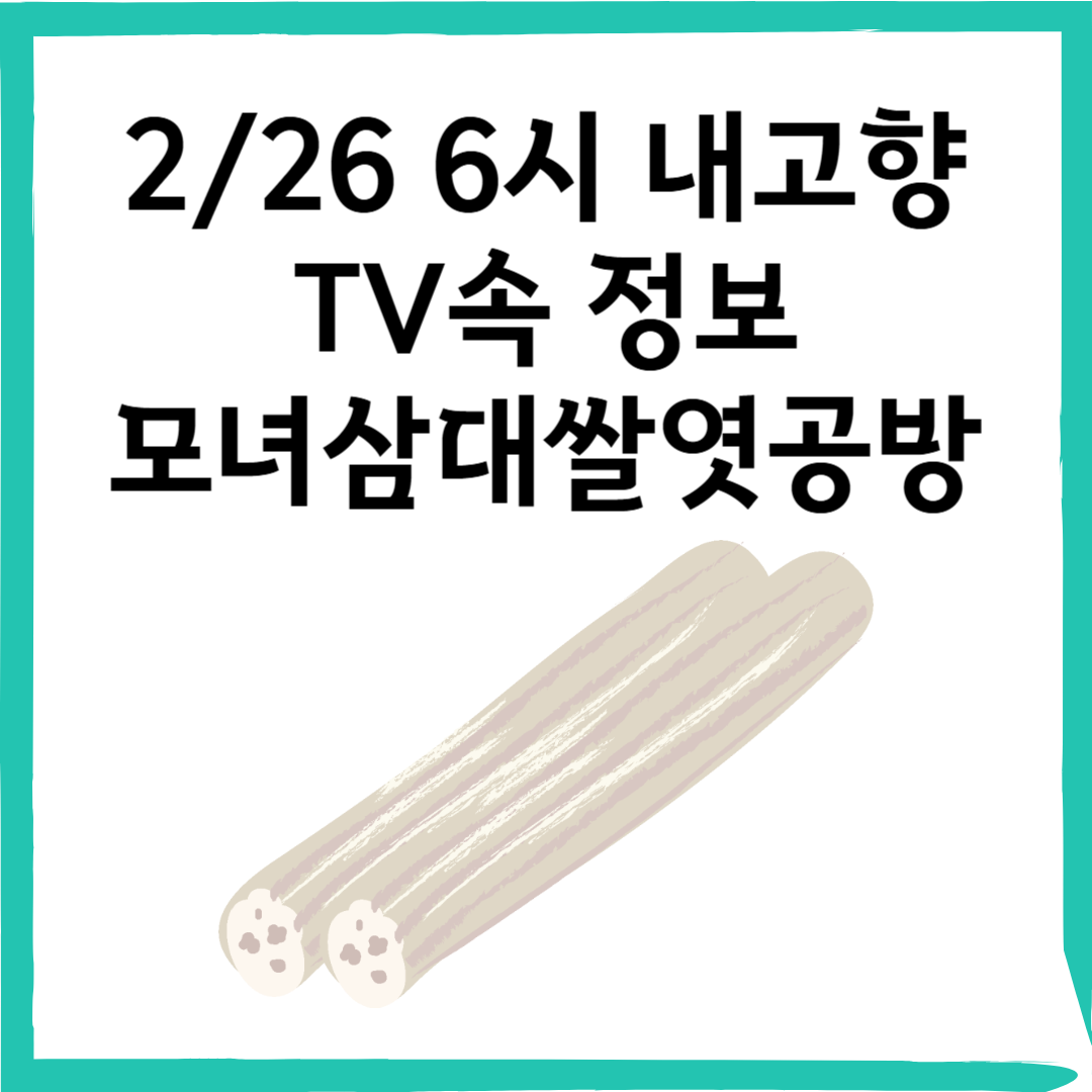 전남 담양 모녀삼대쌀엿공방 – 6시 내고향 2/26 추천 쌀엿 맛집!