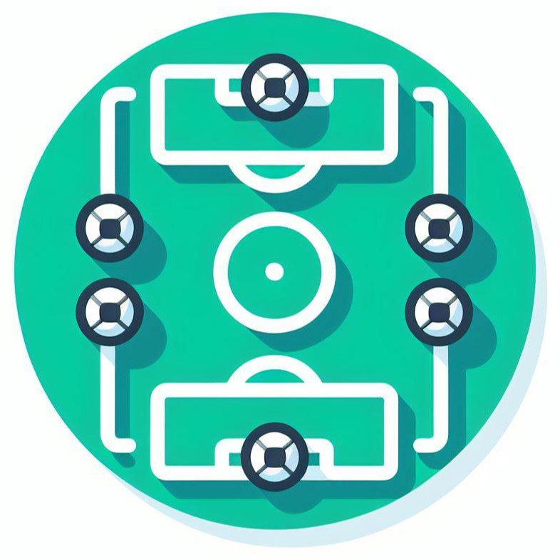 축구장 형상화한 아이콘