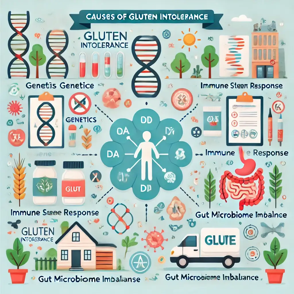 글루텐 불내증의 주요 원인